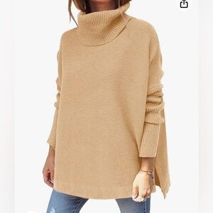 Drrita Cream Sweater NWT size XL soft funnel neck